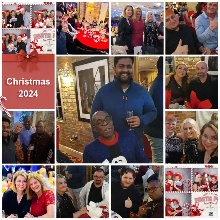 Christmas Party Photo Collage 2024